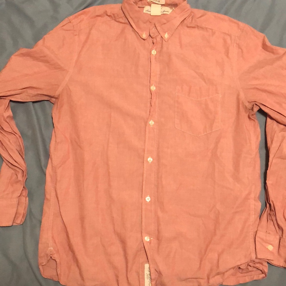Salmon H&M linen shirt